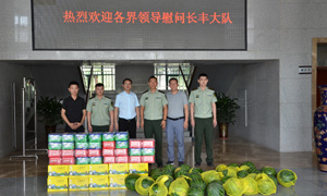 “八一”慰问暖人心 军民共建一家亲 ——居然之家北城店亲切慰问消防大队全体官兵